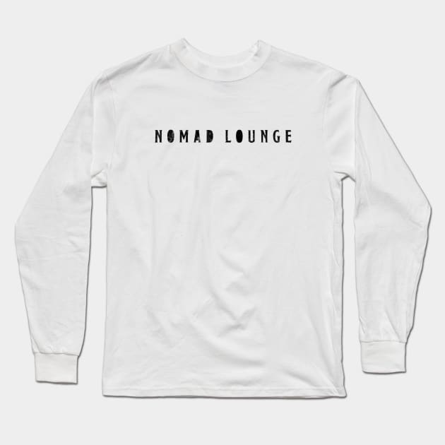 Nomad Lounge Distressed Logo Long Sleeve T-Shirt by FandomTrading